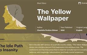 Image result for Yellow Wallpaper Short Story
