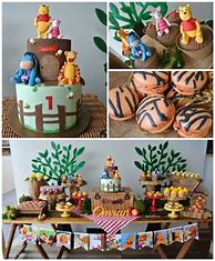 Image result for Winnie the Pooh 1st Birthday Girl