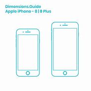 Image result for iPhone 8 vs 8 Plus Size