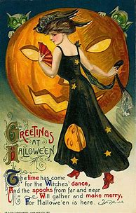 Image result for Creepy Vintage Halloween Art