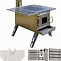 Image result for Camp Wood Stove Designs