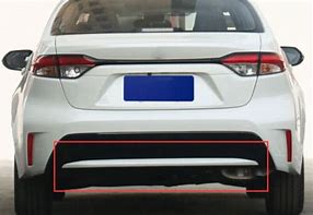 Image result for 2020 Toyota Corolla Rear Bumper Lower Cover Guard Molding