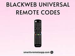 Image result for BlackWeb Universal Remote Codes