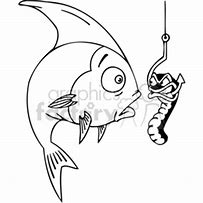 Image result for Fishing Hook with Worm Clip Art