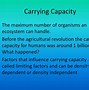 Image result for Carrying Capacity
