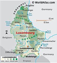 Image result for Luxembourg Bordering Countries