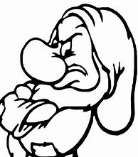 Image result for Grumpy Dwarf Clip Art Black and White