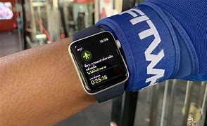 Image result for Apple Watch Series 3 Gold Behind Green LEDs