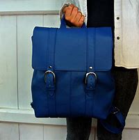 Image result for Leather Backpack with Buckle