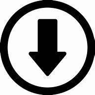 Image result for Black Download Symbol