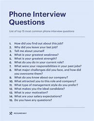 Image result for Phone Interview Form