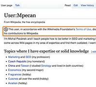 Image result for Examole of Wiki Page