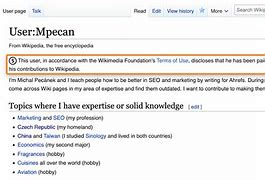 Image result for User Page Wiki