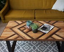 Image result for Wood Geometric Coffee Table