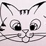 Image result for Cute Cat Drawing