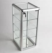 Image result for Vintage Small Glass and Metal Display Case