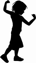 Image result for Happy Children Silhouette