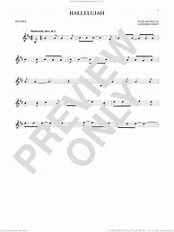 Image result for Hallelujah Trumpet Sheet Music