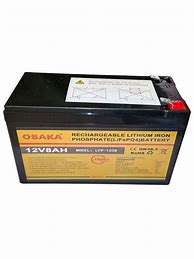 Image result for 12V 8Ah Rechargeable Battery