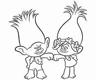 Image result for Trolls Mermaid Colouring In