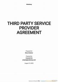 Image result for 3rd Party Contract Template