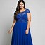 Image result for Blue Plus Size Evening Dresses