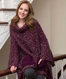 knitting poncho cozy pocketed knit poncho allfreeknitting knitting poncho cozy pocketed knit poncho allfreeknitting