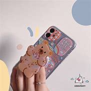 Image result for Bear Phone Case with Popsocket