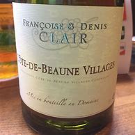 Image result for Francoise Denis Clair Bourgogne Hautes Cotes Beaune Rouge