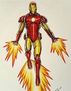 Image result for Iron Man Flying Drawing