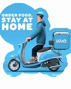 Image result for Wolt Food Delivery Sticker Design
