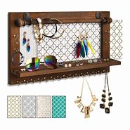 Image result for Wall Mounted Jewelry Organizer