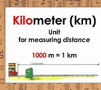Image result for Kilometer Example