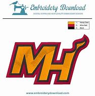 Image result for Miami Heat Embroidery Design
