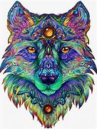 Image result for Psychedelic Wolf