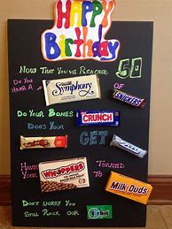 Image result for Turning 50 Candy Bar Poster