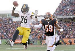 Image result for Bengals-Steelers Touchdown Foot On Line