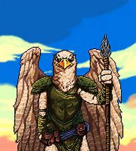 Image result for Pixel Art Aarakocra