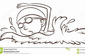 Image result for How to Draw Someone Swimming