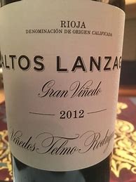 Image result for Telmo Rodriguez Rioja Altos Lanzaga