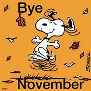 Image result for Goodbye Halloween Hello November Snoopy