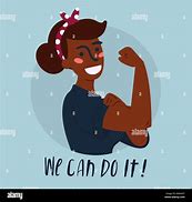 Image result for We Can Do It Political Cartoon