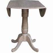 Image result for Round Drop Leaf Pedestal Table