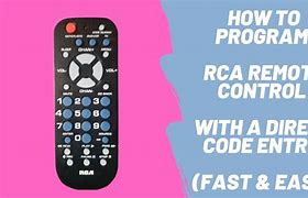 Image result for RCA Direct TV Remote Codes