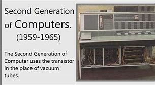 Image result for Secon Generation Computers
