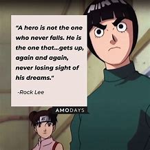 Image result for Rock Lee Quotes