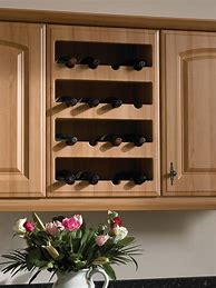 Image result for Kitchen Cabinet Wine Rack to Put Between to Cabinets Already in Place