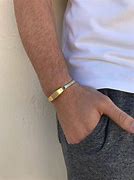 Image result for Mens Gold Bangle Bracelet