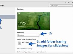 Image result for How to Add a Slideshow to Lock Screen