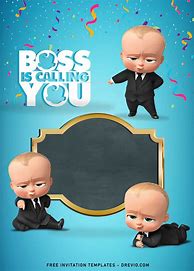 Image result for Boss Baby Invitation